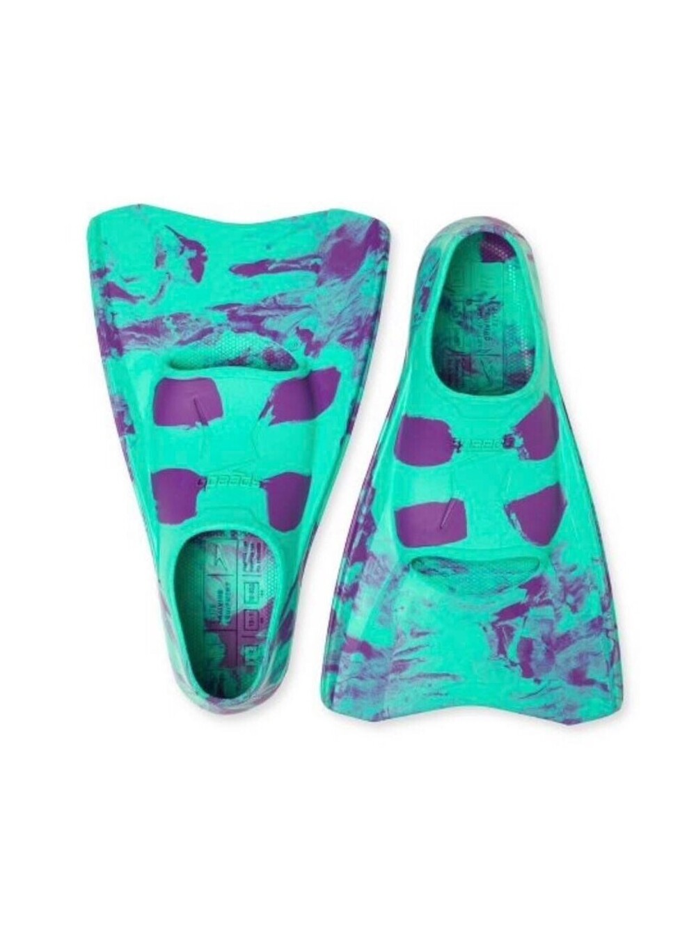 NWT Teal Speedo Kids Swim Fin Flippers Size Small 9-10